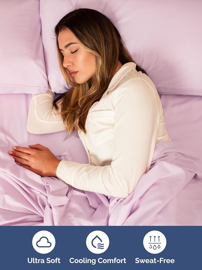 Extra Deep King Sheet Set - 6 Piece Breathable and Cooling Sheets - Hotel Luxury Bedding for Women, Men, Kids & Teens - Easy & Secure Fit - Soft, Wrinkle Free & Comfy - Extra Deep Pockets - Light Pink