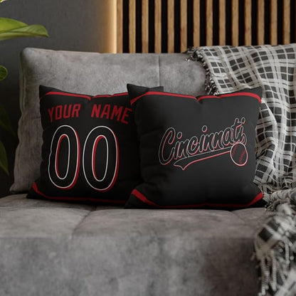 ANTKING Cincinnati Throw Pillow Custom Name and Number for Men Women Boy Personalized Gift