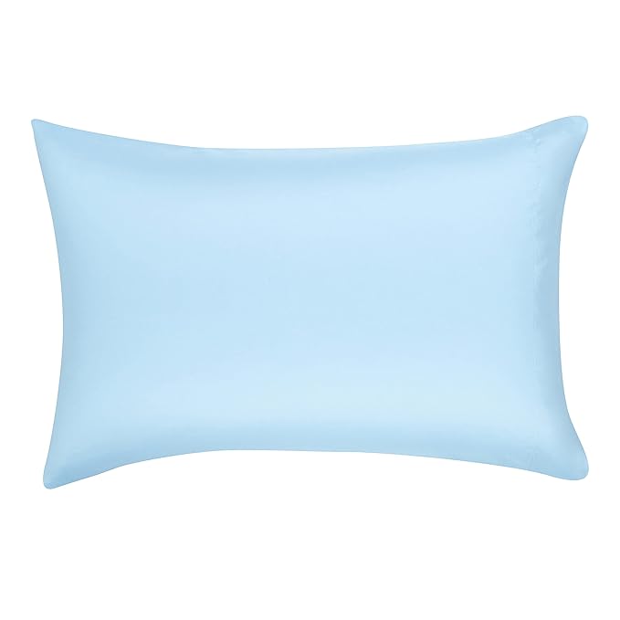 Amazon Basics 5-Piece Lightweight Microfiber Comforter Bedding Set with Sheet, Twin XL, Blue Stripe, Bed-in-a-Bag