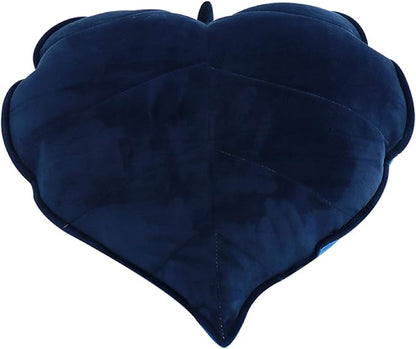 Cyprinus Carpio 3D Leaf Shape Household Pillow Cushion Sofa Lumbar Pillow Household Throw Pillow Decoration 20 * 20 Inch (Dark Blue)
