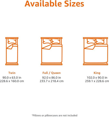 Amazon Basics Reversible Lightweight Microfiber All Season Comforter Blanket, Washable, Twin/Twin XL, Chocolate/Khaki