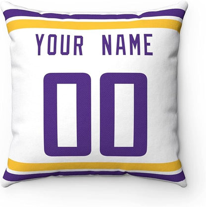 ANTKING Throw Pillow 2 Packs Custom Any Name and Number for Men Women Boy Gift