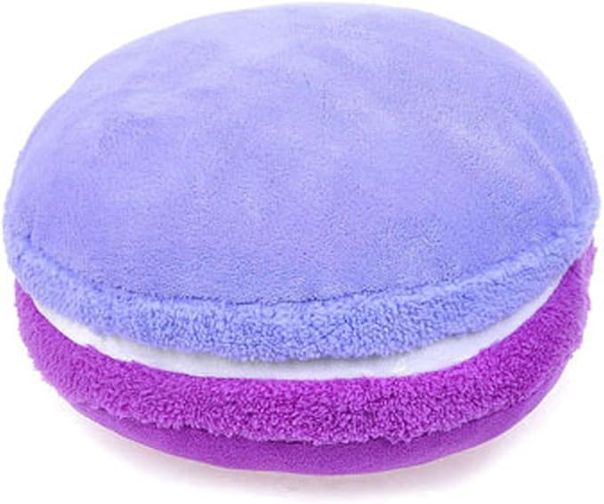 ChezMax Macaron Pillow Plush Back Bolster Cushion Microbead Throw Pillow Case Round Seat Cushion Home Decor Pillow for Sofa Bedroom Office Dormitory Car 14.5" Gradient Purple