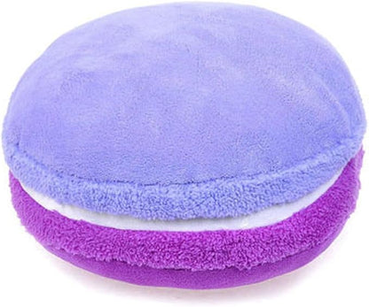 ChezMax Macaron Pillow Plush Back Bolster Cushion Microbead Throw Pillow Case Round Seat Cushion Home Decor Pillow for Sofa Bedroom Office Dormitory Car 14.5" Gradient Purple