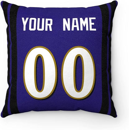ANTKING Throw Pillow 2 Packs Custom Any Name and Number for Men Women Boy Gift