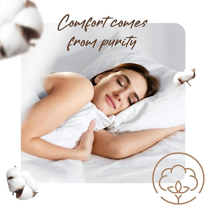 Olympic Queen Sheets Set, 100% Egyptian Cotton, Luxury 600 Thread Count, 4 Pc Super Queen Sheets Sets, Soft & Breathable, Snug Fit, 16" Deep Pocket Fitted Sheet, 2 Pillowcases & 1 Flat Sheet, Sage