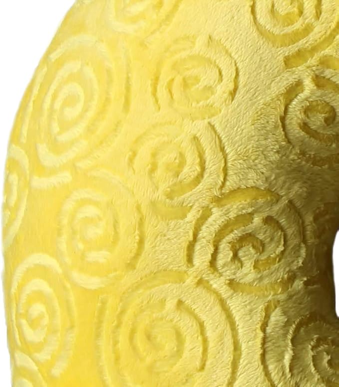 Snuggle Stuffs Crescent Moon Minky Plush Yellow Throw Pillow