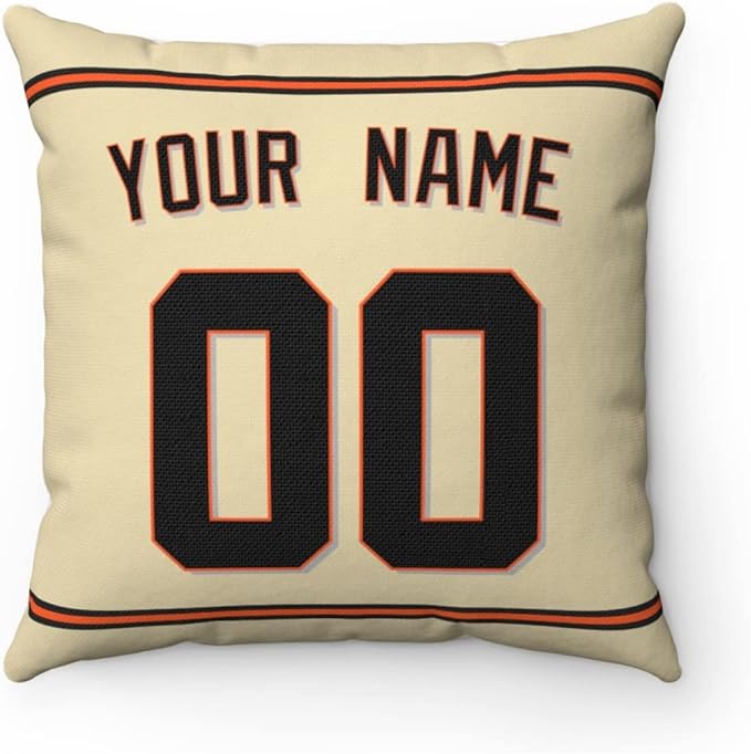 ANTKING Throw Pillow 2 Packs Personalized Custom Any Name and Number for Men Women Boy Gift