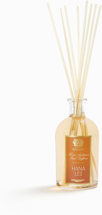 Antica Farmacista Home Ambiance Diffuser - Long-Lasting Reed Scent Diffuser - Luxury Room Freshener Gift - Hana Lei, 8.45 fl oz
