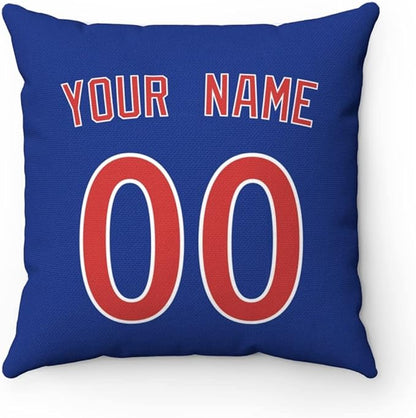 Throw Pillow Personalized Custom Any Name and Number for Men Women Boy Gift
