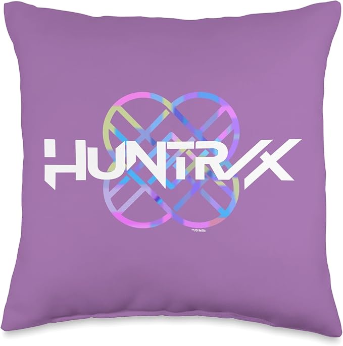 Kpop Demon Hunters Band Logo Officially Licensed Throw Pillow
