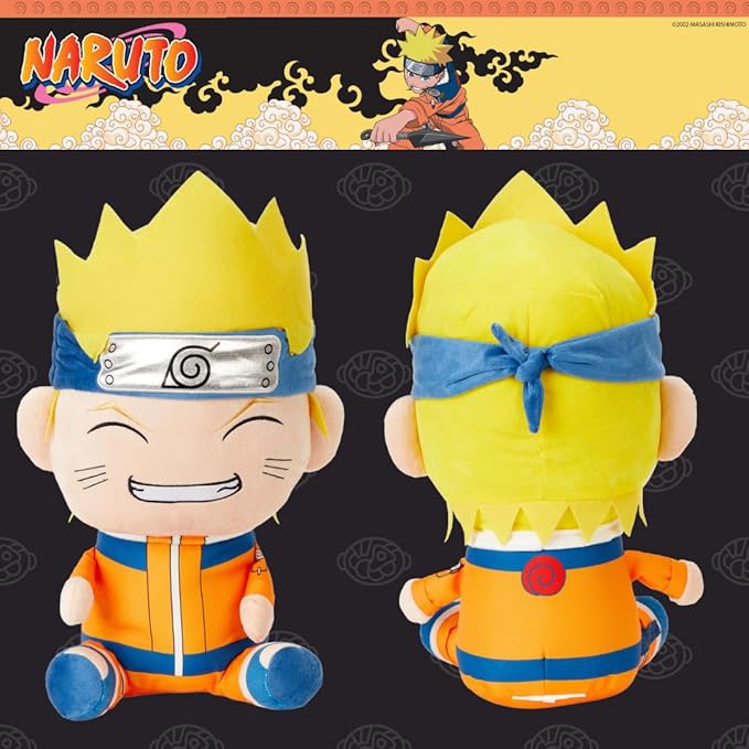 Collectibles Naruto Anime Ninja Kids Bedding Super Soft Plush Cuddle Pillow Buddy, One Size, (Officially Licensed Product)