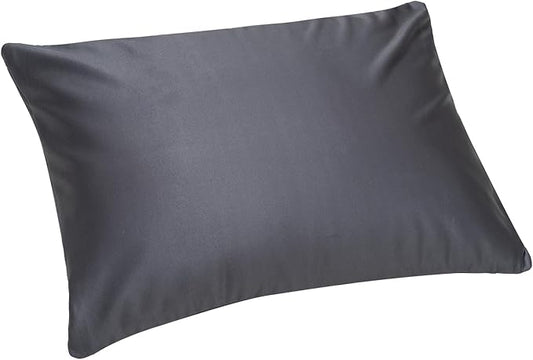 Microbead Throw Pillow Bedding Neck Pillows with Removable Cover, 16" x 12" Bed and Couch Decorative Pillow for Home Sofa Bedroom Fun Colors Support. Silky, Comfortable (BlackBerry Color)
