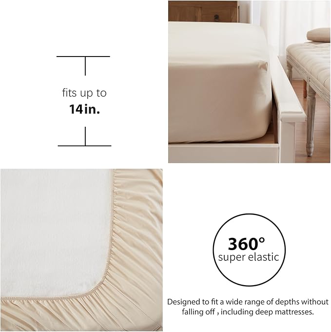 Anluoer Queen Size Bed in a Bag 7 Pieces, Sage Green Bed Set with Comforter, Pillow Shams, Pillowcases, Flat Sheet, Fitted Sheet