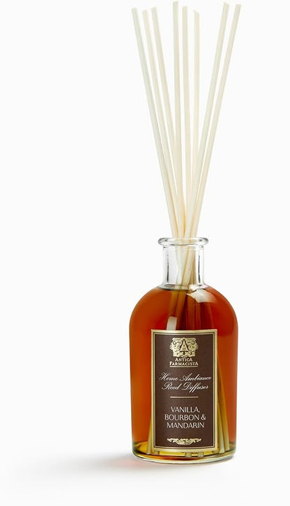 Antica Farmacista Home Ambiance Diffuser - Long-Lasting Reed Scent Diffuser - Luxury Room Freshener Gift - Vanilla, Bourbon & Mandarin, 8.45 fl oz