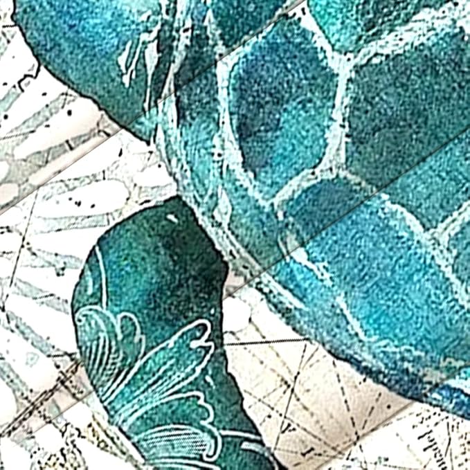 Sea Turtle Comforter Sets for Kids Adults,3D Ocean Pattern with Bright Colors,Decorative Bedding Comforter Sets with 2 Pillow Shams, Full Size