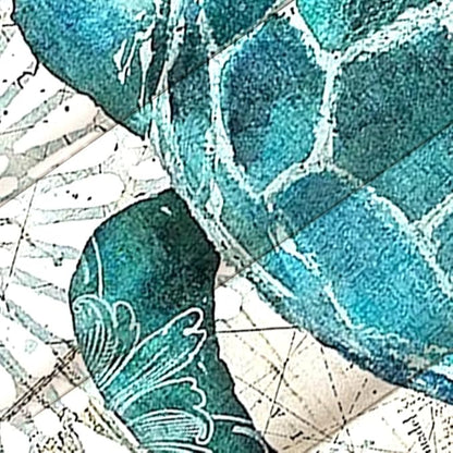 Sea Turtle Comforter Sets for Kids Adults,3D Ocean Pattern with Bright Colors,Decorative Bedding Comforter Sets with 2 Pillow Shams, Full Size