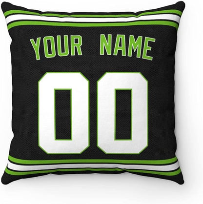 ANTKING Throw Pillow 2 Packs Personalized Custom Any Name and Number for Men Women Boy Gift