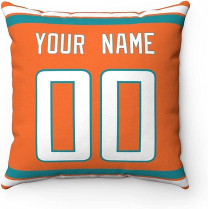ANTKING Throw Pillow Miami Custom Any Name and Number for Men Women Boy Gift
