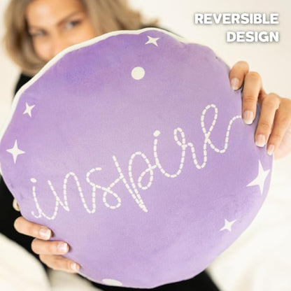Squishmallows Super Soft Decorative Cushion, (Official Squishmallows Product), 8 Inches Round, Polyester Fill by Franco