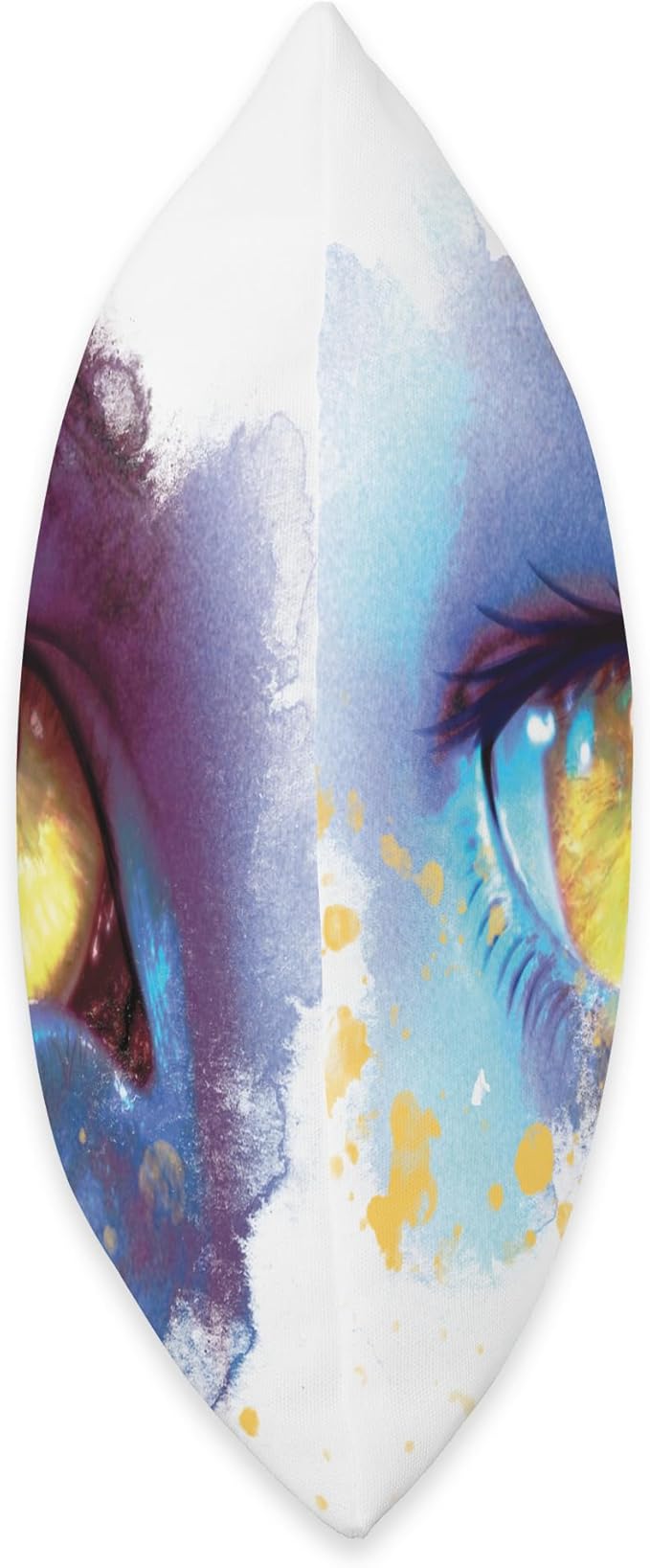 Avatar: The Way of Water Na’vi Golden Eye Watercolor Throw Pillow