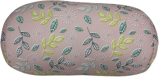 Bookishbunny Microbead Cylinder Bolster Roll Pillow 13" x 7" Various Patterns (Leaves)