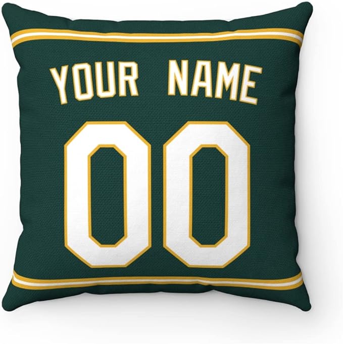 ANTKING Throw Pillow 2 Packs Personalized Custom Any Name and Number for Men Women Boy Gift