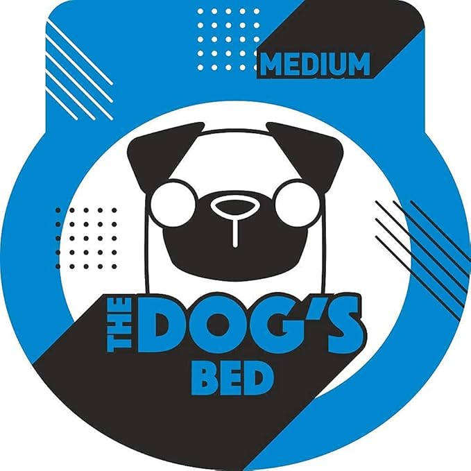 The Dog’s Bed Orthopedic Memory Foam Dog Bed with Bolsters, Fur Fabric, Black Fur, M