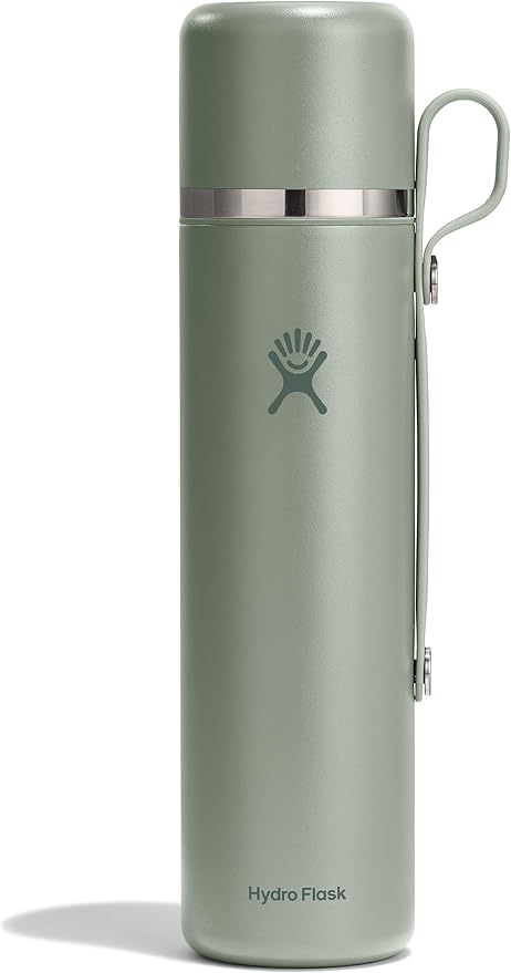 Hydro Flask Hot Flask & Cup – Insulated Stainless Steel, Hot Drink Travel Container for Coffee & Tea 36 Oz Agave Green