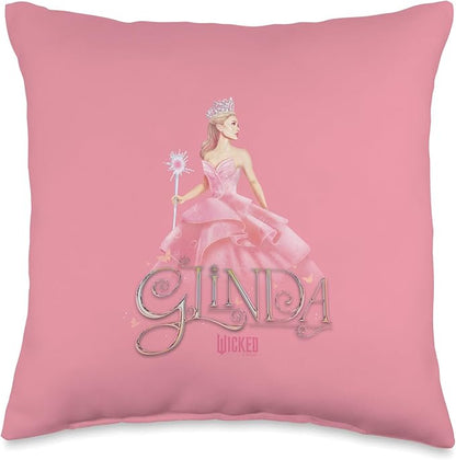 Wicked Glinda Elegant Pose Throw Pillow
