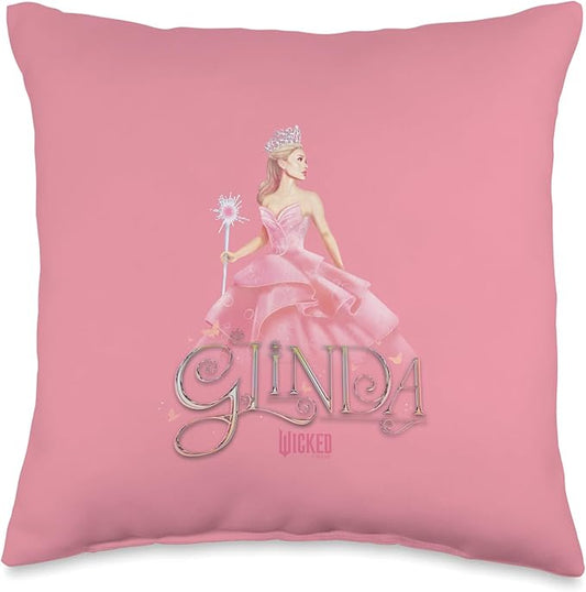 Wicked Glinda Elegant Pose Throw Pillow