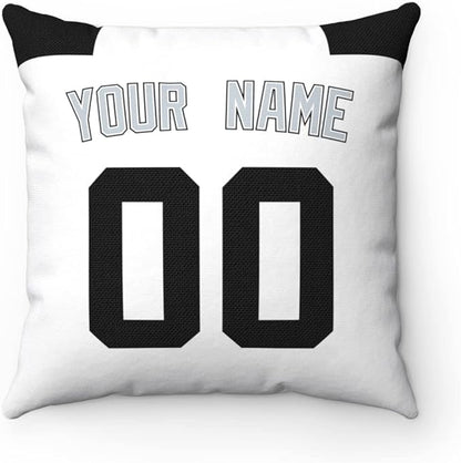 Throw Pillow Chicago Personalized Custom Any Name and Number for Men Women Boy Gift