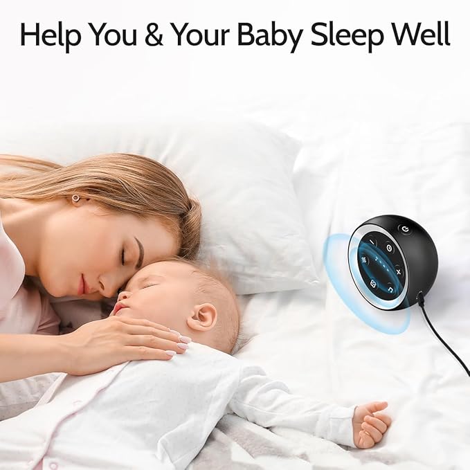 White Noise Machine Sleep Sound Machine with 32 Soothing Sounds Loud Brown Noise Machine with 36 Volume Levels 4 for Baby Kid Adults Noise Cancelling Machine Timer for Office Privacy