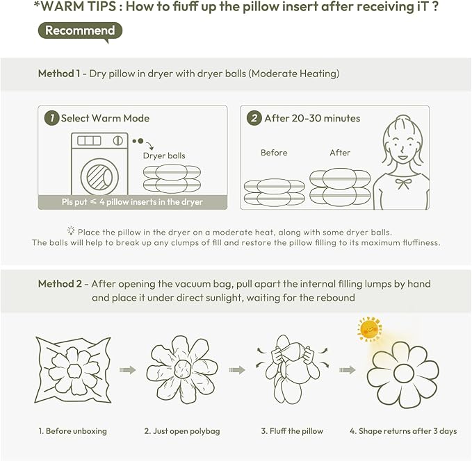 Sioloc Flower Shaped Pillow, Flower Floor Pillow, Seat Cushion, Cute Aesthetic Pillow, Decorative Pillows for Bed Sofa Couch(Yellow,19.7Inch)