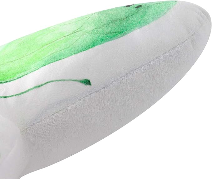 JWH 3D Butterfly Throw Pillow Decorative Animal Throw Pillow Stuffed Plush Lovely Accent Pillow Case Print Pillowcase Cute Cushion for Bed Couch Living Room Home 13x15 Inch Bright Green