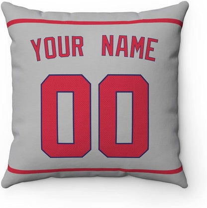 ANTKING Throw Pillow 2 Packs Personalized Custom Any Name and Number for Men Women Boy Gift