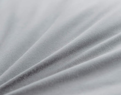 Goose Down Feather Bed Pillows for Sleeping,Medium Firm,Soft Support Grey Color Standard Size One Pillow