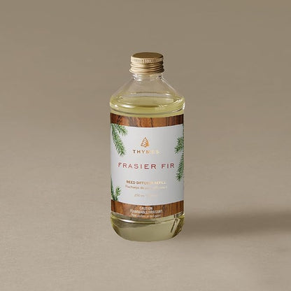 Thymes Reed Diffuser Oil Refill - Diffuser Oils Scents for Home Refill - Use for Reed Stick Room Air Fresheners (Frasier Fir, 7.75 fl oz)