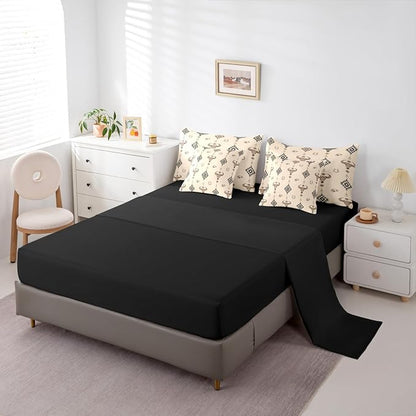 Erosebridal Cowboy Hat 7 Piece Bedding Set Twin Bull Skull Comforter Set with Sheets Cowboy Hat Dot Western Beige Aztec Bed in a Bag Horseshoe Geometric Boho Arrow for Teens Men Women