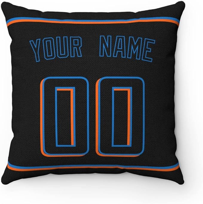 ANTKING Throw Pillow Miami Personalized Custom Any Name and Number for Men Women Boy Gift