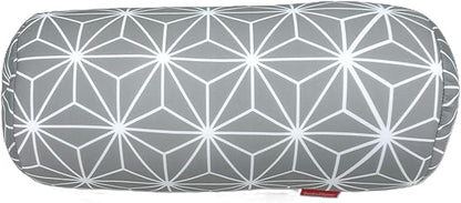 Bookishbunny Microbead Cylinder Bolster Roll Pillow 13" x 7" (FireworkGray)