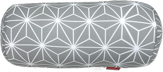 Bookishbunny Microbead Cylinder Bolster Roll Pillow 13" x 7" (FireworkGray)