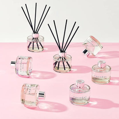 COCODOR Signature Reed Diffuser Set/Pure Cotton / 6.7oz /2 Pack/Home Fragrance Diffuser, Oil Scent Diffuser for Bathroom Shelf Decor