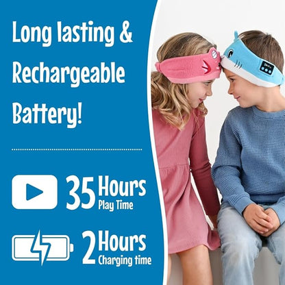 Original Toddler & Kids Headphones - Bluetooth Wireless & Wired Headband - Comfortable Fit - Safe Volume Limited - Adjustable for Travel, Learning, and Sleep (Sparkle The Unicorn)