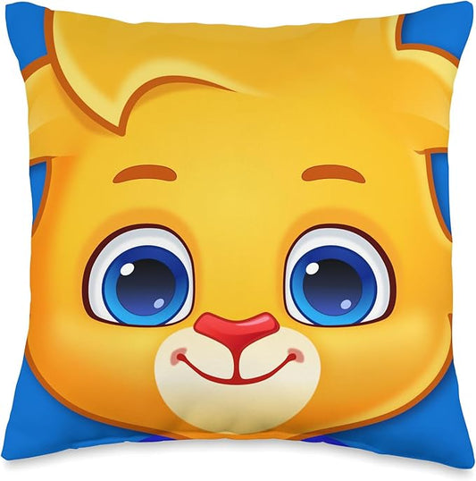 Lucas Brings Smiles to Kids | Official Lucas & Friends Throw Pillow