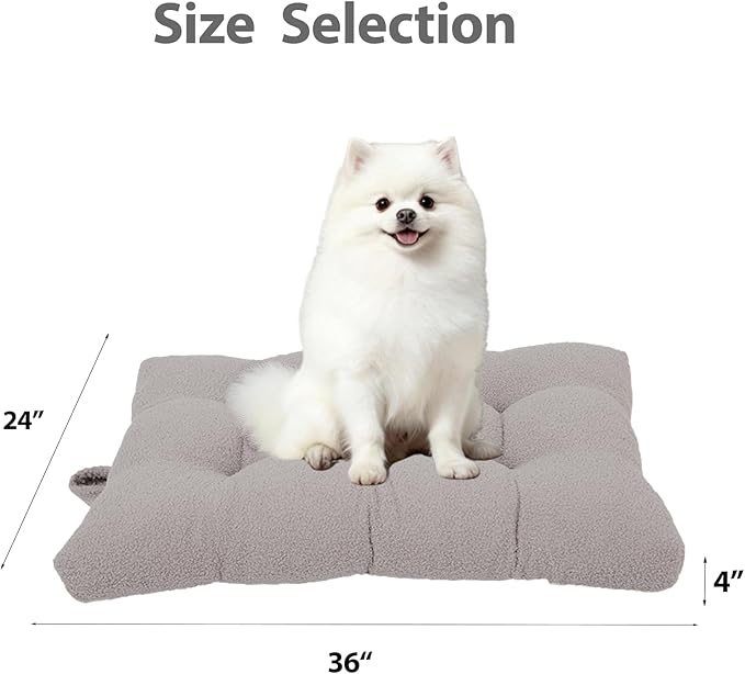 Washable Dog Couch Bed, Pet Sofa with Removable Cushion & Non-Slip Bottom, Orthopedic Plush Furniture for Medium/Large Dogs,Cat & Dog Loveseat.(Light Grey)