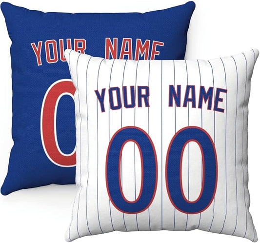 ANTKING Throw Pillow 2 Packs Personalized Custom Any Name and Number for Men Women Boy Gift