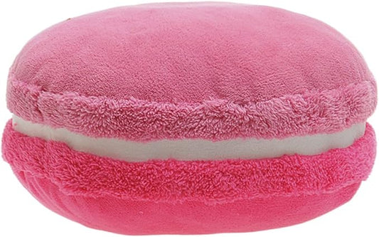ChezMax Macaron Pillow Plush Back Bolster Cushion Microbead Throw Pillow Case Round Seat Cushion Home Decor Pillow for Sofa Bedroom Office Dormitory Car 14.5" Gradient Pink