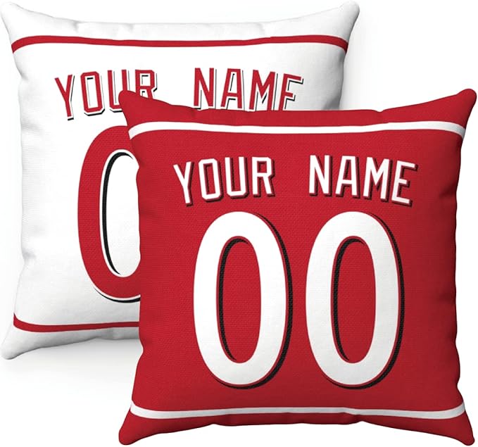 ANTKING Throw Pillow Cincinnati Personalized Custom Any Name and Number for Men Women Boy Gift