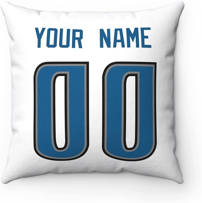 ANTKING Throw Pillow Detroit Custom Any Name and Number for Men Women Boy Gift